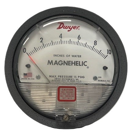 DWYER MAGNEHELIC DIFFERENTIAL PRESSURE GAGE
